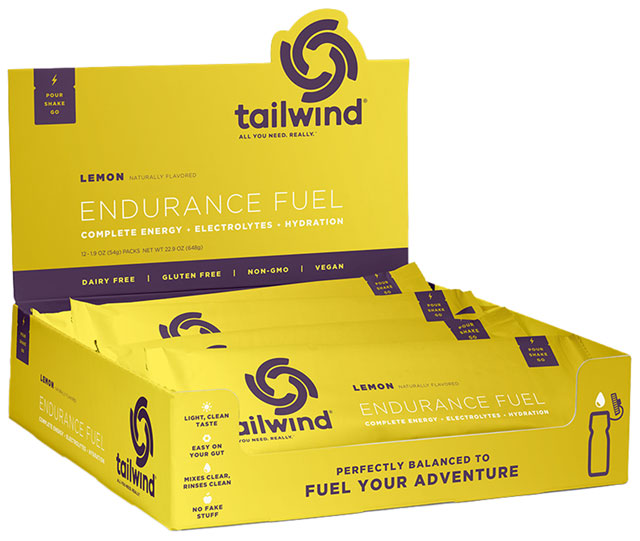 Tailwind Endurance Fuel Lemon - Box of 12 Single Servings