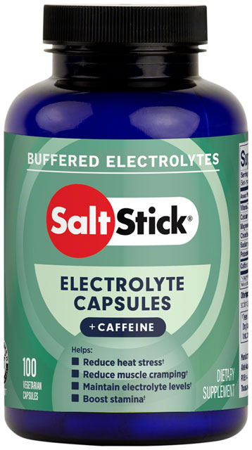 SaltStick Race Ready Caps Plus - 100 Capsule Bottle