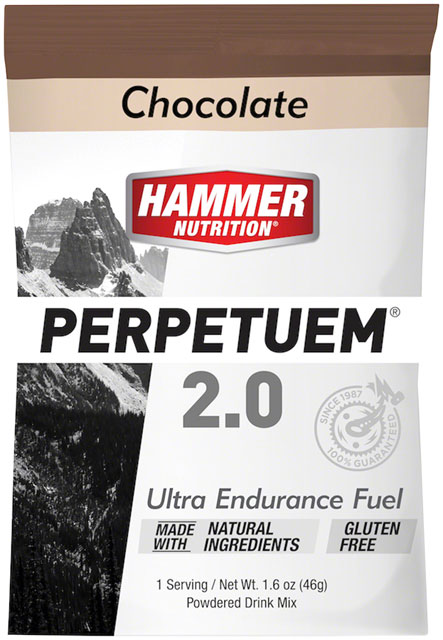 Hammer Perpetuem: Chocolate, 12 Single Serving Packets