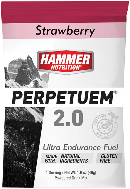 Hammer Perpetuem: Strawberry Vanilla, 12 Single Serving Packets