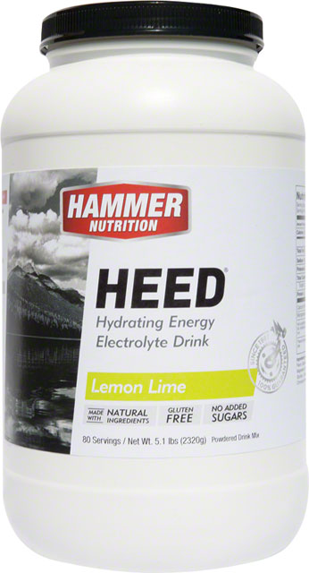 Hammer Nutrition HEED Hydrating Energy Electrolyte Drink - Lemon-Lime, 70 Serving Canister