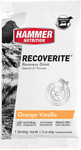 Hammer Recoverite: Orange Vanilla, 12 Single Serving Packets