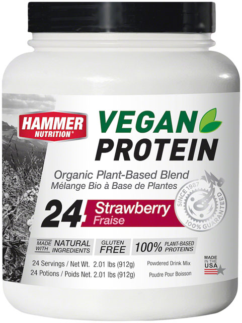Hammer Vegan Protein Mix: Strawberry 24 Servings