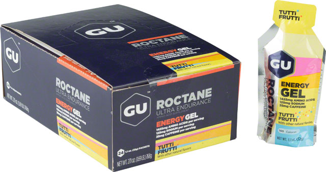 GU Roctane Energy Gel - Tutti Frutti, Box of 24