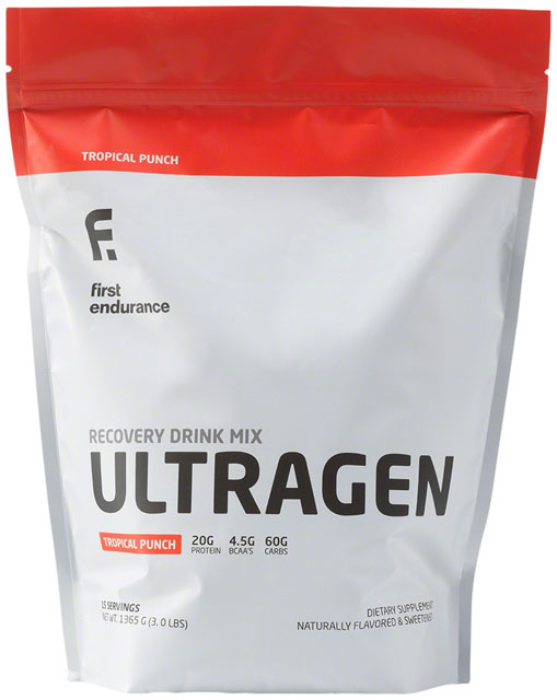 First Endurance Ultragen Recovery - Tropical Punch, 15 Servings