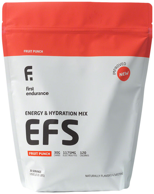 First Endurance EFS Drink Mix - Fruit Punch, 30 Serving Canister