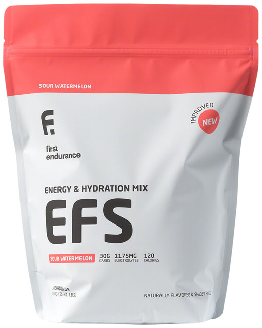 First Endurance EFS Drink Mix - Sour Watermelon, 30 Serving Canister