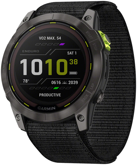 Garmin Enduro 2 GPS Multisport Smartwatch - 51mm, Black Band