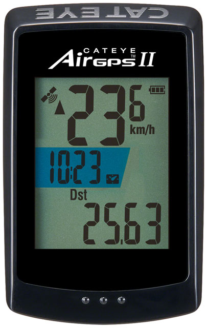 Cateye AIR GPS II Cycling Computer - Black