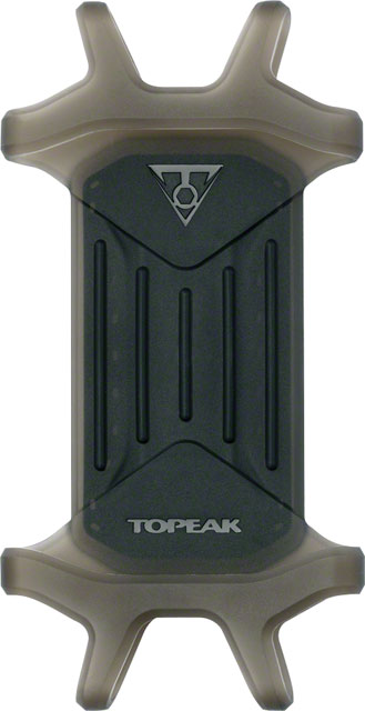 Topeak Omni RideCase DX for 4.5" to 5.5" phones with stem cap and bar mount, Black