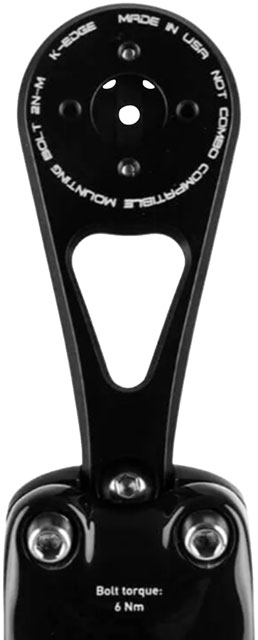 ENVE Composites Aero Stem Computer Mount Combo - Black, Garmin/ WAHOO