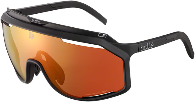 Bolle Chronoshield Sunglasses - Matte Black/Phantom Brown Red Photochromic