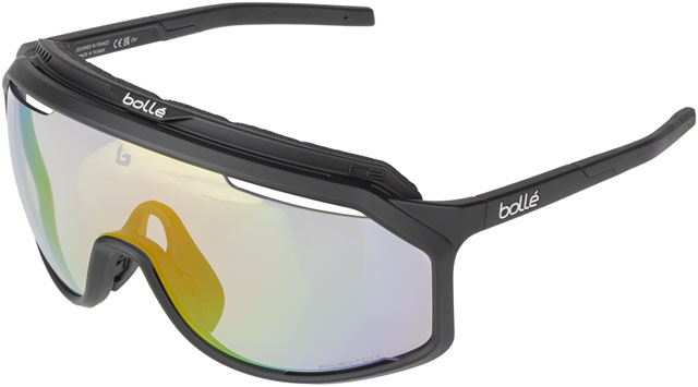 Bolle Chronoshield Sunglasses - Matte Black/Phantom Clear Green Photochromic