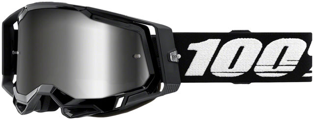 100% Racecraft 2 Goggles - Black Mirror/Silver Flash