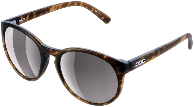 POC Know Sunglasses - Tortoise Brown, Violet/Silver-Mirror Lens