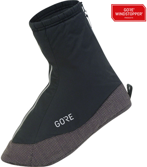 GORE C5 WINDSTOPPER Insulated Overshoes - Black, Fits Shoe Sizes 4.5-6