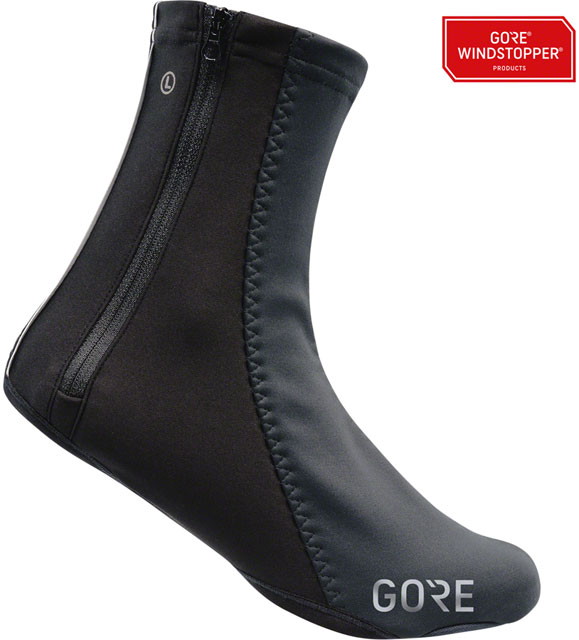 GORE C5 WINDSTOPPER®Thermo Overshoes - Black, Fits Shoe Sizes 11-13