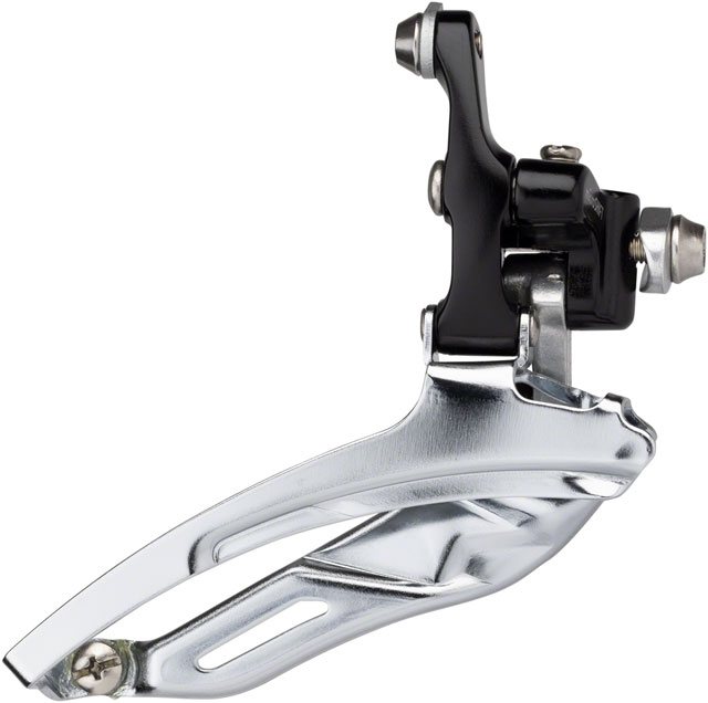 microSHIFT R438 Front Derailleur - 8-Speed, Triple 52/42/30t, Braze-On, Shimano Compatible