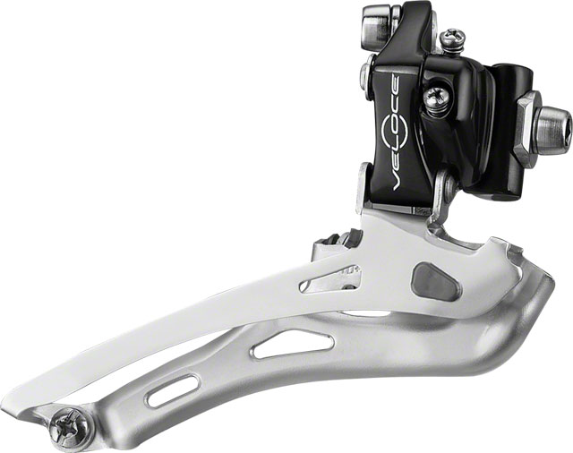 Campagnolo Veloce Front Derailleur, Braze-On, Black
