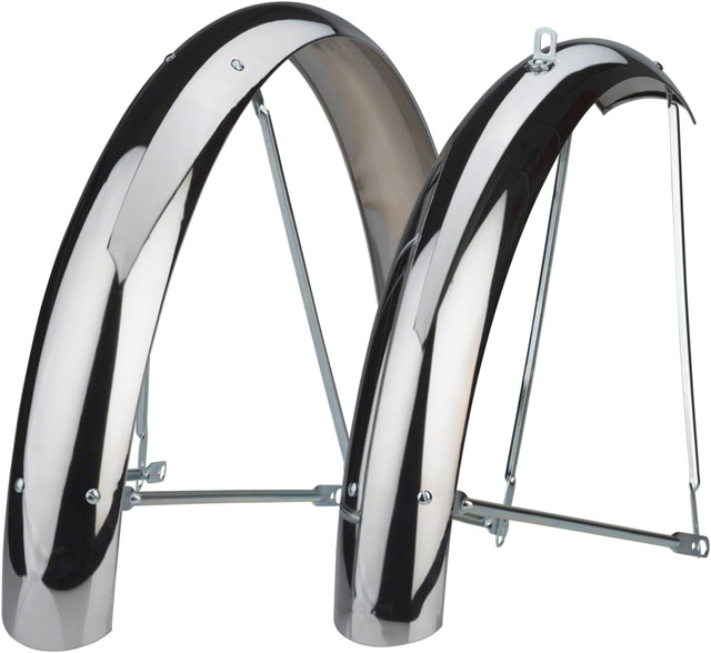 Wald Balloon 962 Fender Set: 26x2.0 - 2.125 Wheel, Chrome