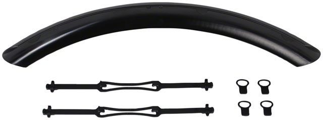 Ortlieb Quick-Rack Mudguard - 72mm, Black