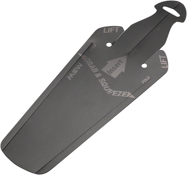 MSW Splashpad Fender - Rear, Black