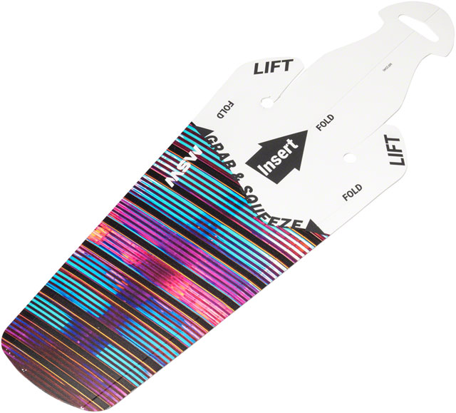 MSW Splashpad Fender - Rear, Psychedelic