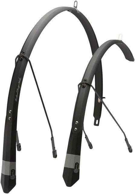 Portland Design Works Full Metal Fenders - 700 x 37mm, Black