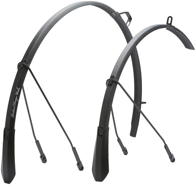 Portland Design Works Full Metal Fenders - 700 x 30mm, Black