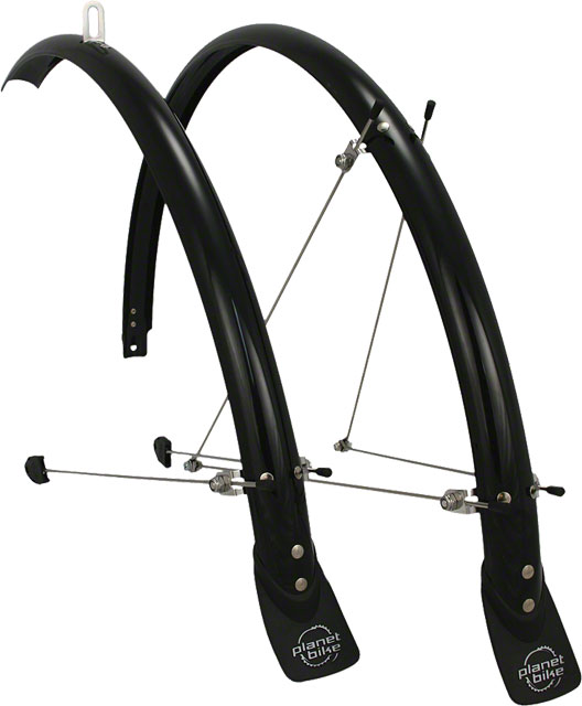 Planet Bike Hardcore 700c x 35 Fender Set: Black (700c x 25)