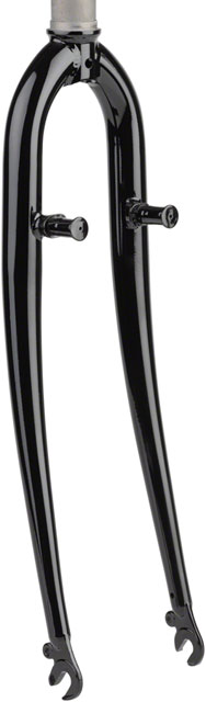MSW 700c Hybrid Fork - QR x 100mm , 1 1/8" Straight Steerer, Canti, Black