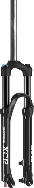 SR Suntour XCR Air LO R Suspension Fork - 27.5", 120mm, 1 1/8" Threadless, QR x 100mm, Disc, Black