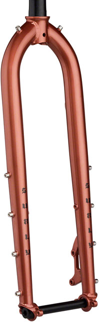 Surly Dinner Fork - 29", 15x110mm Thru-Axle, 1-1/8" Straight Steerer, 485mm Axle To Crown, Steel, Chester Copperpot