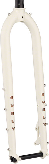 Surly Dinner Fork - 27.5", 15x110mm Thru-Axle, 1-1/8" Straight Steerer, 485mm Axle To Crown, Steel, Snow Mold