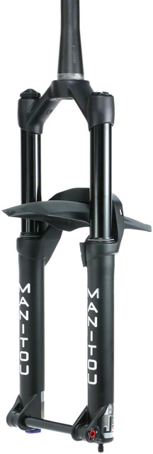 Manitou  JUnit Comp Suspension Fork - 24", 100mm, 15 x 110mm, 42 mm Offset, Black