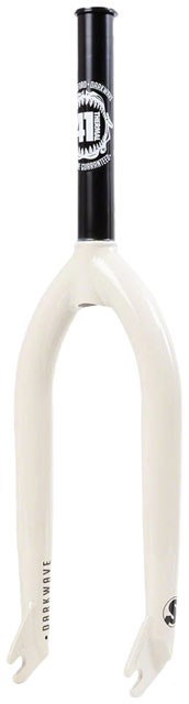 Sunday Darkwave BMX Fork - White, 28mm Offset