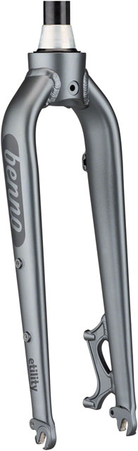Benno Boost Replacement Fork - Aluminum, 2020-2021, QR, 24", Post Mount, Anthracite