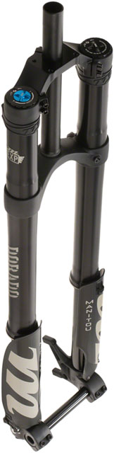 Manitou Dorado Expert Suspension Fork - 27.5", 203 mm, 20 x 110 mm, 47 mm Offset, Straight Steerer, Black, Gen 2