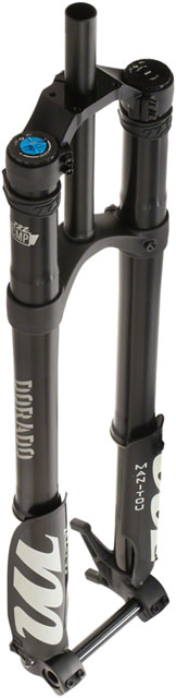 Manitou Dorado Comp Suspension Fork - 27.5", 203 mm, 20 x 110 mm, 47 mm Offset, Straight Steerer, Black, Gen 2