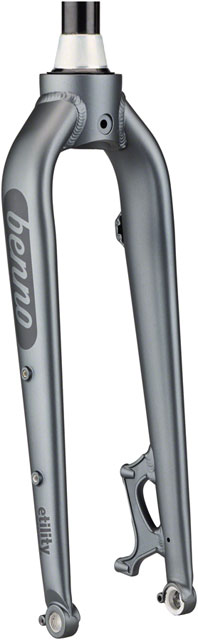 Benno Boost Replacement Fork - Aluminum, 2022+, Thru-Axle, 24", Post Mount, Anthracite