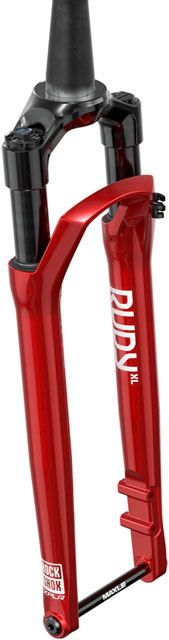 RockShox RUDY XL Ultimate Race Day 2 Suspension Fork - 700c, 50 mm, 12 x 100 mm, 45 mm Offset, Electric Red, A1