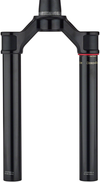 RockShox Crown/Steerer/Uppertube - Debonair 29 Boost 44 Offset Aluminum Taper Black Ano SID SL Ultimate, 32mm, 100-110mm  - D1 (2024+)