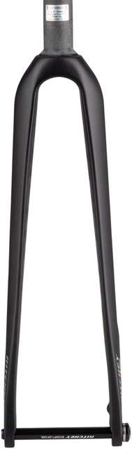 Ritchey WCS Carbon Road Disc Fork - 1-1/8", 46mm Rake, Flat Mount , 12mm Thru x 100mm, Black