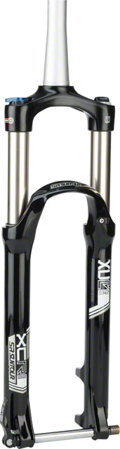 SR Suntour XCR Air LO-R Suspension Fork - 27.5", Tapered Steerer, 120mm, 100x15mm, Disc, Black