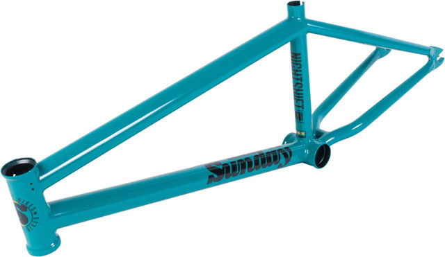 Sunday Nightshift BMX Frame - 20.75" TT, Billiards Green