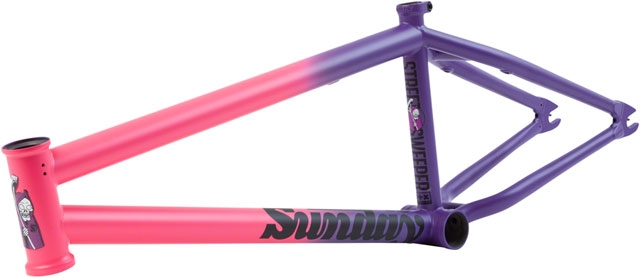 Sunday Street Sweeper BMX Frame - 21" TT, Pink/Purple