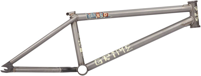 BSD Grime BMX Frame - 20.6" TT, Flat Raw