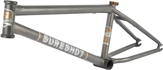 BSD Sureshot BMX Frame - 21.3" TT, Flat Raw