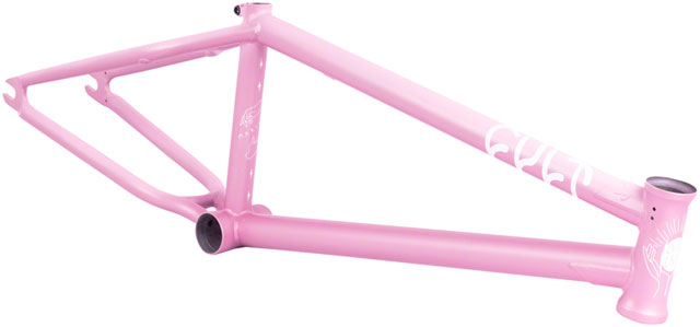 Cult Angie Crew BMX Frame - 21" TT, Pink to Pink Fade