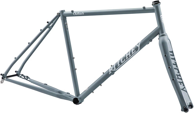 Ritchey Outback Frameset - 700c/650b, Steel, Granite and Snow, Small